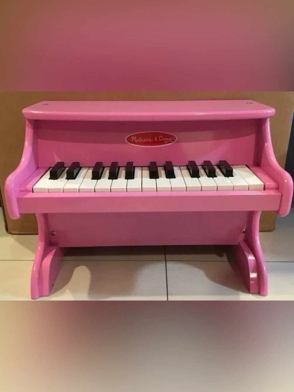 Melissa & Doug Learn-to-Play Pink Piano